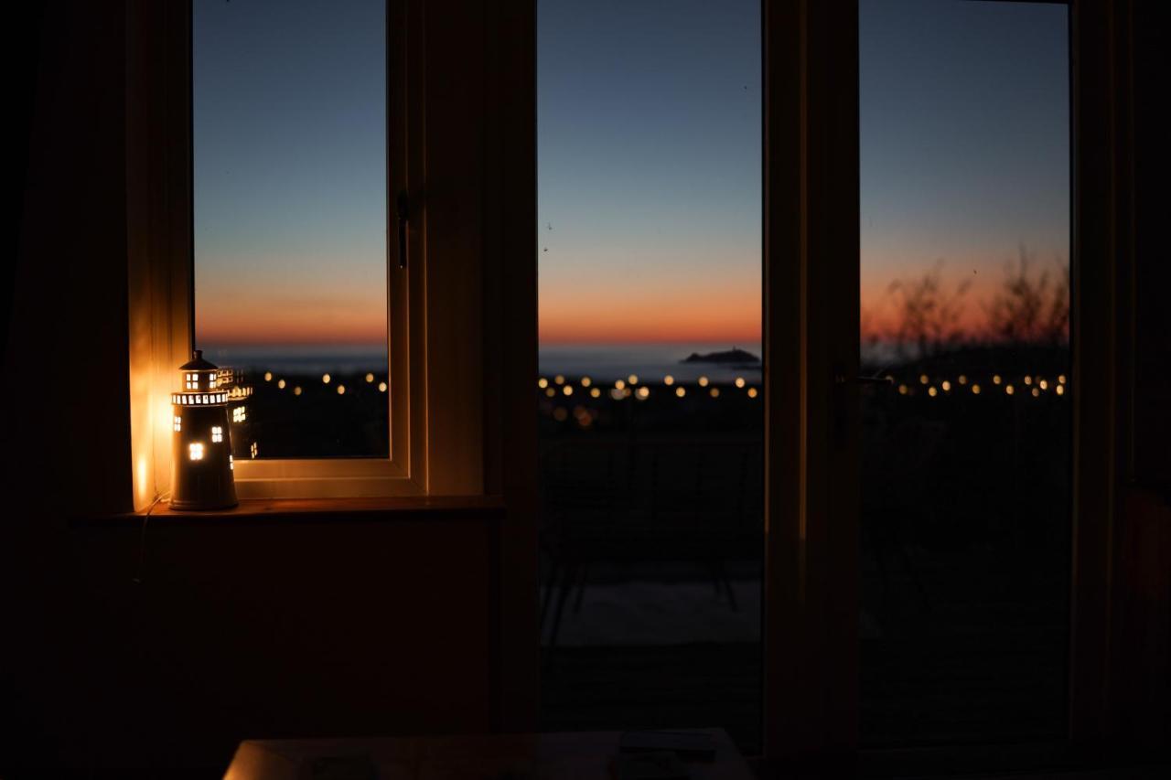 Spacious Sea-View Apt. Overlooking St Ives Bay Gwithian Buitenkant foto
