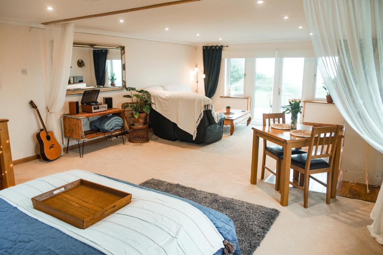 Spacious Sea-View Apt. Overlooking St Ives Bay Gwithian Buitenkant foto
